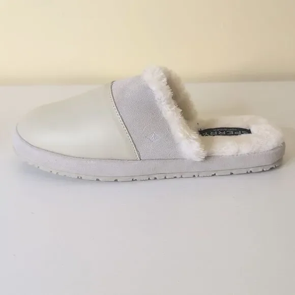 Sperry Women's 11 Cape May Mule Slipper In Ivory, NEW - Picture 11 of 11